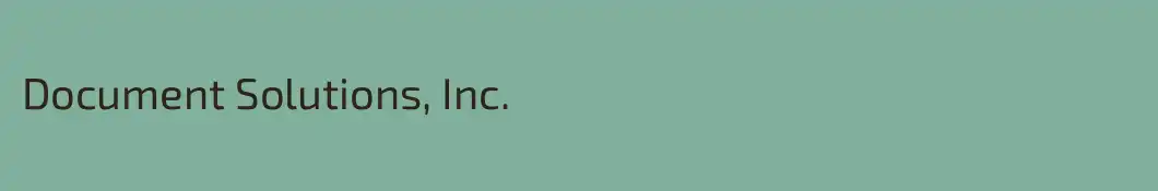 Document Solutions, Inc.